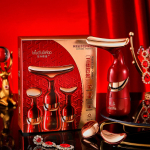 Kodu Kolme Keha Imporditud T&otilde;stev ja Pinguldav Massaažiinstrument Helivibratsioon V&auml;hendab Peeneid Jooni Kodu Iluinstrumendi T&ouml;&ouml;riistad roosa