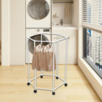 R&otilde;ivaste riidepuu R&otilde;ivaste v&auml;ljapanek Jaem&uuml;&uuml;k V&auml;litingimustes Kuivatamine &Otilde;hu jaoks R&otilde;ivad Sallid. White Double