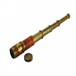 Vintage messingist 18-tolline k&auml;sitsi valmistatud Victorian Marine Londoni teleskoop Spyglass King M aero