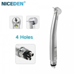 Niceden Hamba LED K&otilde;rgekiiruseline &Otilde;huturbiin K&auml;siinstrument Isetoitega E-generaatoriga Kiudoptiline Nupuvajutus Standardne/Mini Peaga 2/4 Ava 4 holes