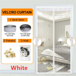 Uuenda suvise s&auml;&auml;sevastase kardina ukse automaatselt sulguvad s&auml;&auml;sev&otilde;rgud uste jaoks Magnetekraaniga v&otilde;rgukleebiste s&auml;&auml;skede kardin 70x200 cm