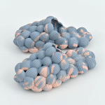 Unisex Suvised Slaidid Naistele V&auml;ljas Suletud Varbaga Sussid Mullimassaaž Lit&scaron;i Sandaalid Kamuflaaž Paks Tald Mullkingad Paari Stiil 45-46 helesinine v&auml;rv