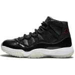 Air Jordan 11 Retro 72-10 Meeste tossud Must Must-Varsity-Punane 378037-002 42