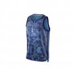 Nike Tie-Dye Prindiga Korvpallivest, GSW Stephen Curry Nr. 30 (Hooaeg 22-23) Meeste topid Sinine FD4085-462 XXXL