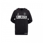 Jordan X PSG koost&ouml;&ouml; Laste &uuml;hev&auml;rviline tr&uuml;kitud logot&auml;hega dressipluus Laste dressipluusid Must 956618-023 XL