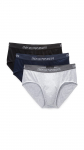 Emporio Armani Meeste Puuvillased Bokserid 3-pakk, USA suurus: X-suur