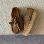 Moodsad naiste kingad Nubuknahast Vabaaja korterkingad Nahast &Uuml;ksikud kingad Naiste Jalutamiseks libisemiskindlad Chaussure Femme Zapatos De Mujer 35 tumepruun v&auml;rv