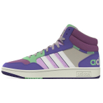 Adidas Neo Hoops 3.0 Mid Mugavad Vabaaja Vastupidavad Keskmise s&auml;&auml;rega Rula Kingad Naiste Tossud Lilla Sinine H03748 37⅓