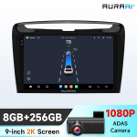 Ossuret Carplay 4G-LTE Carplay Android Autoraadio Renault Twingo 3 2014-2024 jaoks Autode Infotainment Multimeediam&auml;ngija GPS Auto Stereo RDS S8 8Core 8G 256G
9inch ADASC2