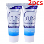 2 tk Ohutu K&otilde;rge Tugevusega Silikoonhermeetik Valge Veekindel Liim Sise- ja V&auml;listingimustesse Kodu K&ouml;&ouml;k Vannituba