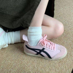 Populaarsed Saksamaa treeningjalatsid naistele s&uuml;gis 2025 uus retro mitmek&uuml;lgne mugav platvormiga spordikauplus vabaaja nahast tossud naistele 40 roosa