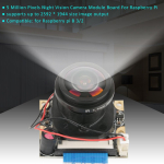 5 Million Pixels Night Vision Automatically Switch IR CUT Camera Module (without fill light)