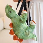 45cm Joonisfilm Dinosaurus Pehme M&auml;ngukaru Seljakott Sinine Roheline Triceratops Pehme Seljakott Poistele ja T&uuml;drukutele S&uuml;nnip&auml;evakingitus about 45cm
