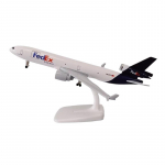 20cm Sulamist Metalliline &Otilde;hu Fedex Express Lennufirmad MD MD-11 Valatud Lennukimudel Lennuk Lennuk Lennukitega Kaunistus Mudellennuk
