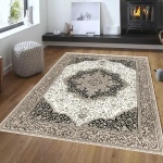 Retro Etnilised Vaibad T&uuml;rgi P&auml;rsia Vaip Elutoa jaoks Dekoratiivne Voodi&auml;&auml;rne Magamistoa Vintage P&otilde;randamatt Sissep&auml;&auml;su Uksematt Vaip 60*90cm gray