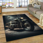 Motokrossi kaasaegne retro mootorratta vaipvaip magamistoa elutoa koduseks diivani kaunistamiseks, lastem&auml;ngu suur sisekujundusega p&otilde;randamatt 40x60cm( 15x23in )
