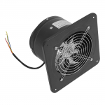 7-tollise kaasaskantav heitgaasiventilaator, 50W seinakinnitusega ventilatsiooniventilaator garaaži, poodide, k&ouml;&ouml;gi, vannitoa, lae, p&ouml;&ouml;ningu, kodumajapidamise jaoks must