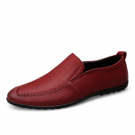 Ehtne Nahk Meeste Madalad Kingad Luksusbr&auml;nd Meeste Mokassiinid Suveks Meeste S&otilde;idukingad Pehmed Hingavad &Auml;rikannud Vabaaja Slip-on 38