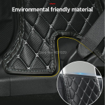 For Toyota RAV4  B-pillar protector Anti-kick Pad Anti-dirty Pad Case Cover Sticker 2pcs black
