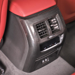 BMW X3 X4 G01 G02 2022 Auto Styling tagumise kliimaseadme ventilatsiooniava v&auml;ljalaskeava raami katted sisemuse s&uuml;sinikkiust kleebised jaoks Tailgate switch