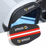 2pcs car Rearview mirror Carbon fiber Rain cover for smart two 451 450 452 453 454 Cabrio Crossblade Forfour coupe ROADSTER 2pcs