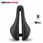 RACEWORK Mtb Sadul Racing Bike Seat Speed ​​Cycling Selin Mugav Pink Geel Mugav Toolipadi m&auml;gi tagatulega Without safety light