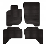 Dywaniki samochodowe gumowe do: Mitsubishi L200 IV pickup (2006-2015) - czarne, dopasowane