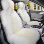 Soojad pl&uuml;&uuml;&scaron;ist autokatte katted Universaalsed pikakarvalised auto esiistme kaitsepadi Mat Auto tarvikutele Autokatte kaitsja 1pc Pure white gray