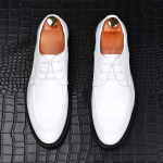 Moodne Mood Meeste Must Valge Paeladega Lakknahast Oxford Kingad Vabaaja Kingad Meeste Koduk&auml;imine Pulmakleit Zapatillas Hombre 38