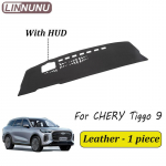 LINNUNU For Chery Tiggo 9 accessories 2025 2024 Car Dashboard Cover Mat Sun Shade Pad Avoid Light Mat trument Carpet Leather-With HUD