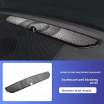 Suitable for Land Rover Defender 110/90 modified central control trument panel air outlet dustproof protective grille + stainless steel mode