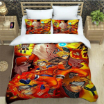 Multikas N-Naruto Voodipesukomplekt peen vooditarvete komplekt tekikott vooditekk voodipesukomplekt luksuslik S&uuml;nnip&auml;evakingitus 100x135cm-2pcs