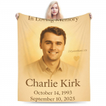 Charlie Kirk Jumalat omaks v&otilde;tma Pehme Tekk Laps Flanellist Visketekk Kodu Dekooriks Soe Disain Kvaliteetne Voodikate Kingiidee 30x40in