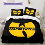 Wu-Tang Clan Mustriga Voodipesu, Tekikomplekt Tekikate Padjap&uuml;&uuml;r Kodu S&uuml;nnip&auml;evakingitus (1 * tekikott + 2 * padjap&uuml;&uuml;ri, ilma s&uuml;damikuta) 140x200cm