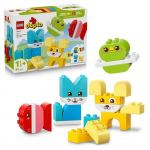 LEGO DUPLO My First 10477 Les Jolis Animaux Cr&eacute;atifs 3-en-1 - Jeu Cr&eacute;atif 1 an - Motricit&eacute;