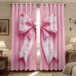 2 tk Roosa Vibu Prindiga Perforeeritud Blackout Kardinat  Erinevad Suurused Elutoa  Magamistoa  Kodu Kaunistamiseks  Lihtne Paigaldus 130*150 Grommet Top 1pcs