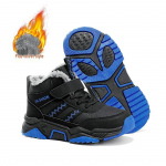 T&uuml;drukute roosad talvised lumesaapad: Libisemiskindel, soe, moodne, ideaalne vanematele lastele 35 sinine/must