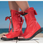 UUS Must Valge Peep Toe Lame platvorm Gladiator Sandaalid Naiste Suvesaapad Naiste vabaajajalatsid Sandaalid Naised Sandalias Mujer 35 punane