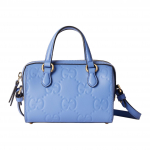 Gucci Klassikaline G-mustriga T&otilde;mblukuga Nahast Mini &Otilde;la-Crossbody Kott Naiste kotid Sinine 790130-AAC1Q-5242 Box(Basic Set+Box)