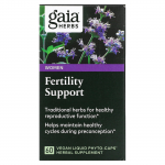 Gaia Herbs, Viljakuse toetus naistele, 60 vedelat taimset f&uuml;tokapslit