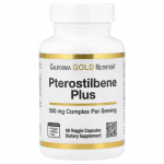 California Gold Nutrition, Pterostilbeen pluss, 60 k&ouml;&ouml;giviljakapslit