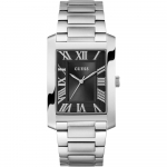 GUESS Kleid Clyde Must Roostevabast Terasest Naiste Kvartsikell GW0896G1 must