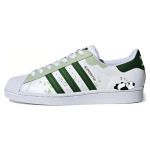 Adidas Originals SUPERSTAR Coverage Cushioning Veekindlad Madalad Rula Kingad Unisex Valge Roheline EG4958(Team56-) 38⅔