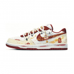 Nike Big Golden Saddle Nahast Madalad Rula Kingad Meeste Beež Punane 355152-150(Team861-) 43