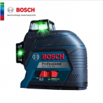 Bosch GLL3-60XG Kolmejoonega Automaatne Roheline Laserlood, Seina- ja P&otilde;randakinnitus