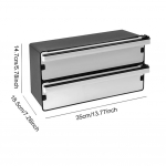 Toidukile Dispenser L&otilde;ikur Alumiiniumfoolium Veniv Kile L&otilde;ikur Plastikust Kilepakendi Dispenser K&ouml;&ouml;gi Hoiustamine L&otilde;ikekarp T&ouml;&ouml;riistad