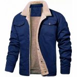 Meeste Bomber Jope Military Parka Masculino S&uuml;gistalvine Taktikaline Puuvillane Fliis Kargomantlid Joped Riided Mantlid Hombre S tumesinine v&auml;rv