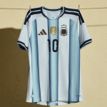 Argentina 2026. aasta maailmameistriv&otilde;istluste s&auml;rk Messi 10 Albiceleste 3 Stars kodus ja v&otilde;&otilde;rsil must retro f&auml;nniversioon jalgpallis&auml;rk S