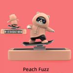 Libisev rulakaru auto Ajutine parkimine Mobiiltelefoni numbrim&auml;rk Parkimisabi Autotarvikud Tesla universaalile roosa