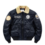 Air Force jakid Meeste Paks puuvillane vooder Soe Bomber Jope Meeste Mood T&auml;navar&otilde;ivad Meeste Tuulejoped XXXXL black